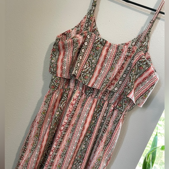 Boho Dress with Adjustable Spaghetti Straps - Picture 7 of 8